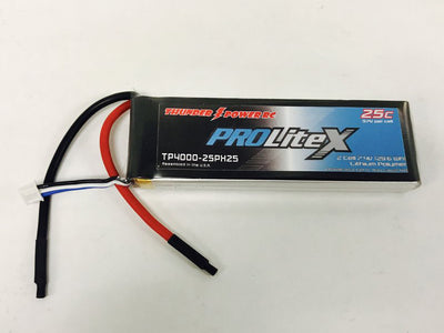 Thunder Power 2S 7.4V ProLite X 25C LiPo 4000mAh (TP4000-2SPX25) - RC Gadgetz