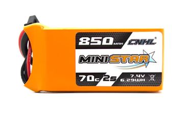 CNHL MiniStar 850mAh 7.4V 2S 70C Lipo Battery with XT30U