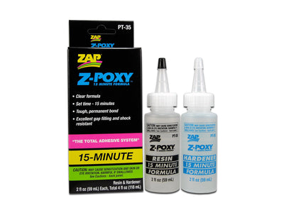 ZAP Z-Poxy  15Minute (2 fl. oz./59 ml.) - RC Gadgetz