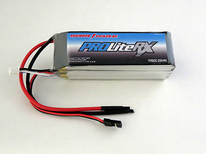 Thunder Power 2S 7.4V ProLiteX RX 20C LiPo 5600mAh (TP5600-2SPXRX) - RC Gadgetz