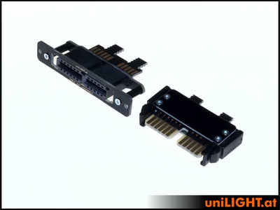UniLight Locking Cable Connection, 9 primary 4 secondary pins - RC Gadgetz