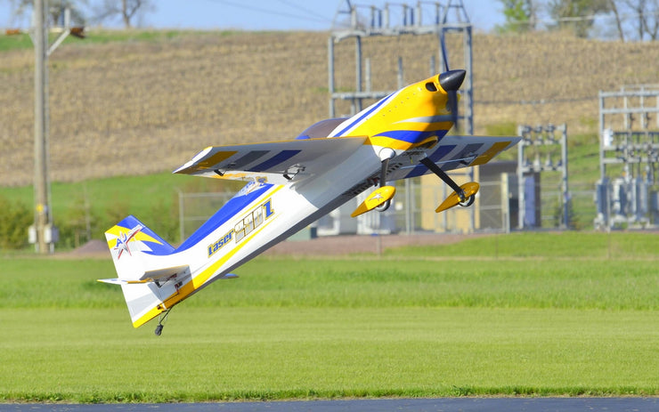 AJ Laser 230Z 123" Yellow/Blue