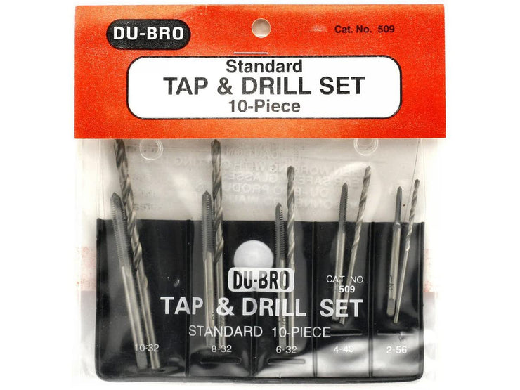 Dubro 10 piece Tap & Drill Set - RC Gadgetz