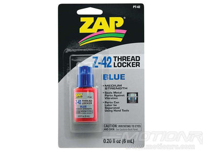 ZAP Z-42 Thread Locker Blue (0.20 fl. oz./6 ml.) - RC Gadgetz
